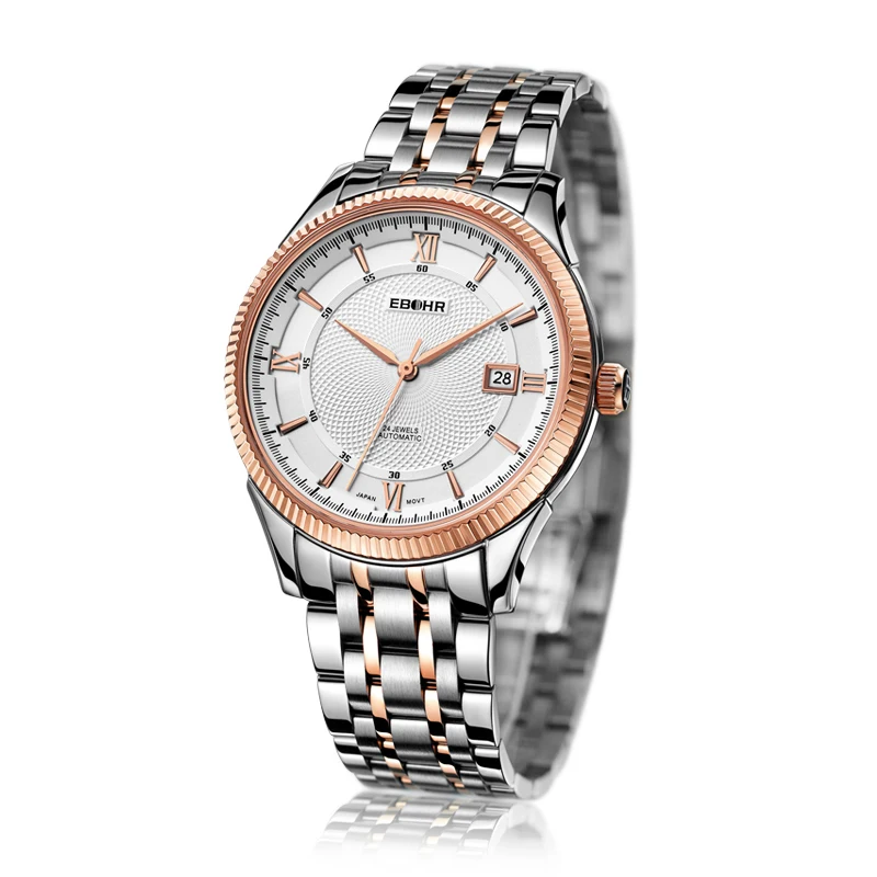 

EBOHR brand luxury machinery successful men's Mechanical watch waterproof business casual fashion watch 2019 new Ebohr 10490112