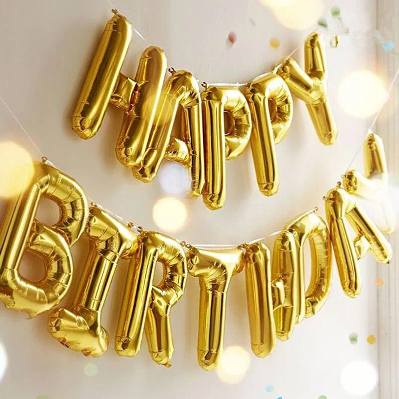 Воздушные шары Happy Birthday 13 шт./лот фольгированные украшения для детской