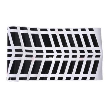 

New 2 Pcs Car Side Skirt Decal Stickers Racing Stripes Graphic For Fiat Abarth 500