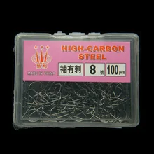 1000 шт./лот высокое качество колючий крючок sode-sure Высокоуглеродистая Сталь Черный рыболовный крючок рыболовные приманки рыболовные снасти