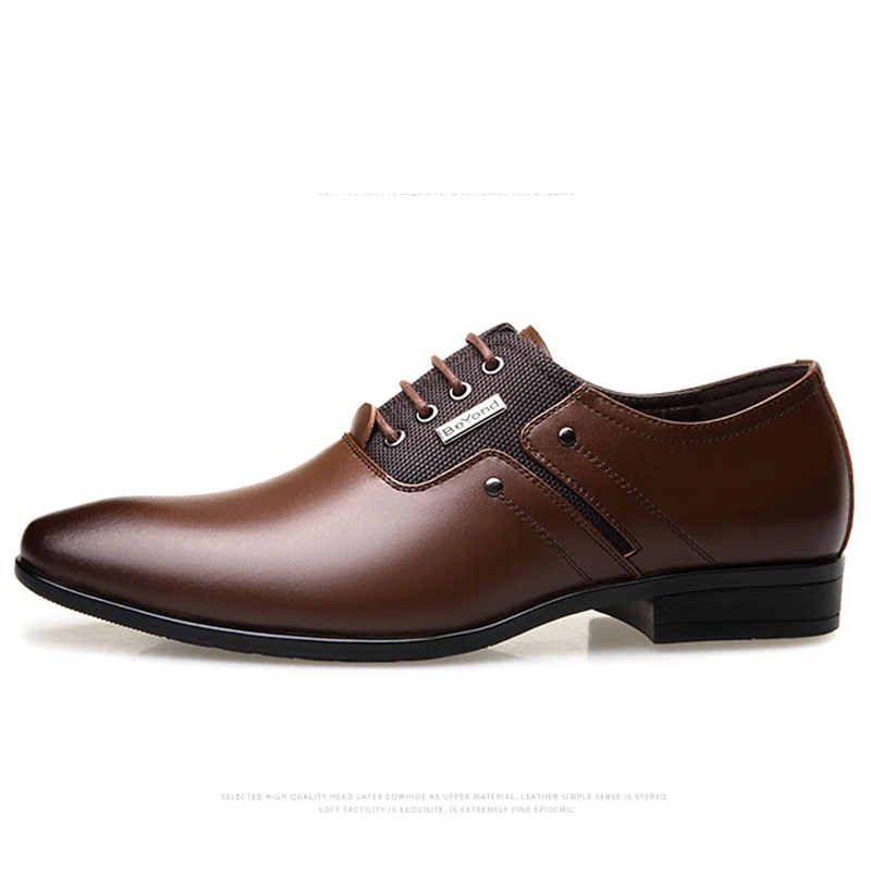 Big Size Men Dress Shoes Quality Men Formal Shoes Lace-up Men Business Oxford Shoes Brand Men Wedding Pointy Shoes D50 Big Size Men Dress Shoes Quality Men Formal Shoes Lace-up Men Business Oxford Shoes Brand Men Wedding Pointy Shoes D50