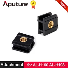 Aputure Cold Shoe Extension Attachment for Camera LED Video Light AL-H160 AL-H198 AL-H198C Connect to Multi Photography Lighting