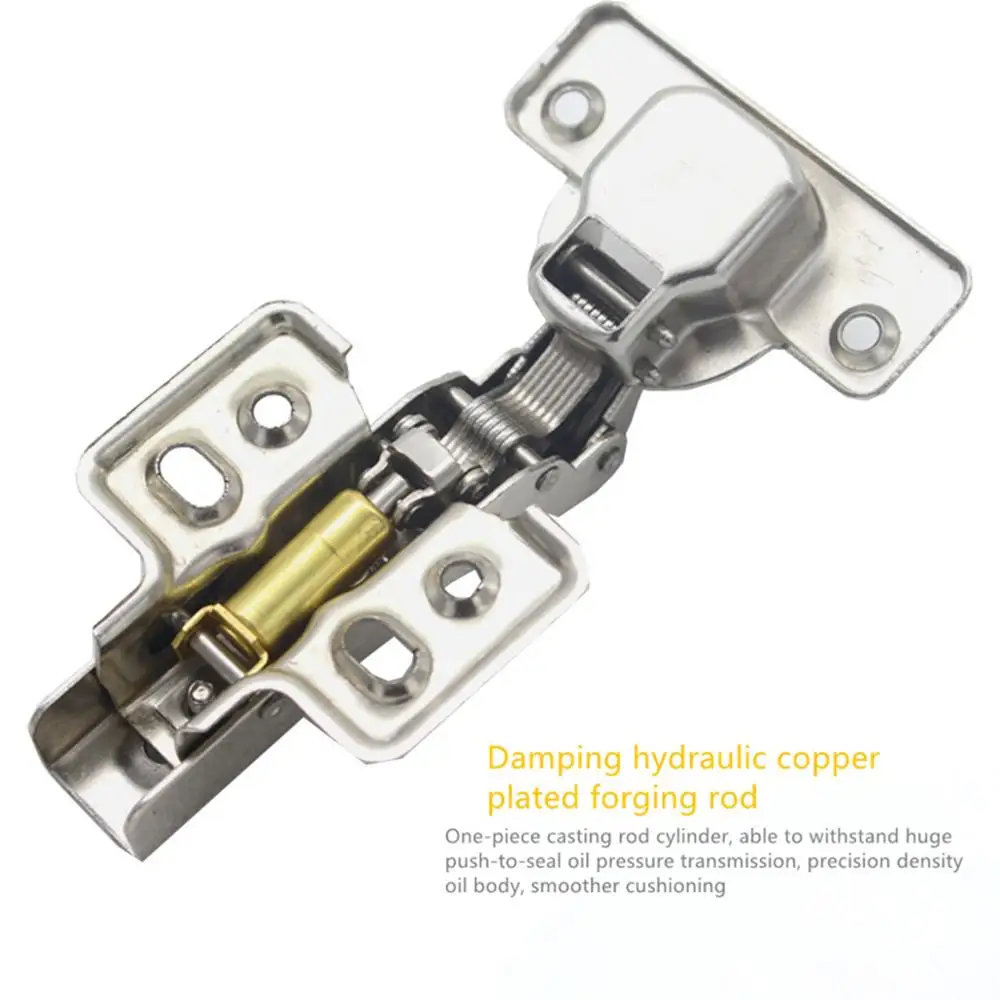 Color: Big Bend Stainless Steel hinged Cabinet Door Wardrobe Aircraft Hinge Hydraulic Buffer Damping Hinge in The Curved Pipe Hinge Color: Big Bend Stainless Steel hinged Cabinet Door Wardrobe Aircraft Hinge Hydraulic Buffer Damping Hinge in The Curved Pipe Hinge