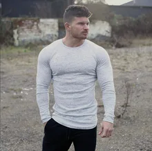 Muscleguys Brand New font b Men s b font T shirt Men Compression Tops Homme gyms
