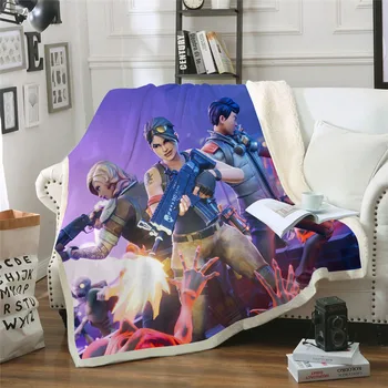 

Team Game 3D Print Throw Blanket Adult Anime Movie Fashion Soft Casual Quilts Bedding Picnic Brand Office Travel Kids Drop Ship