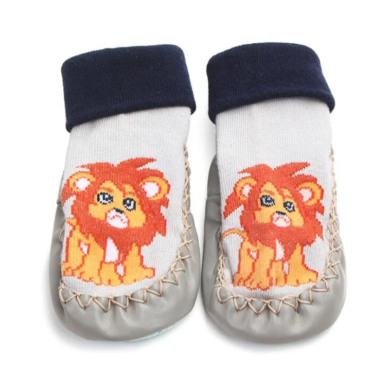 Новые Модные дышащие носки для малышей Нескользящие теплые носки для малышей