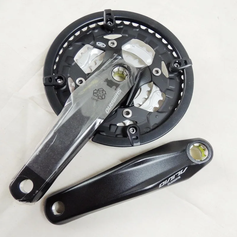 Shimano шатун FC M430 Звездочка 44T 32T 22T цепь 170 мм шлицевая ось кривошипа Передняя 3/27