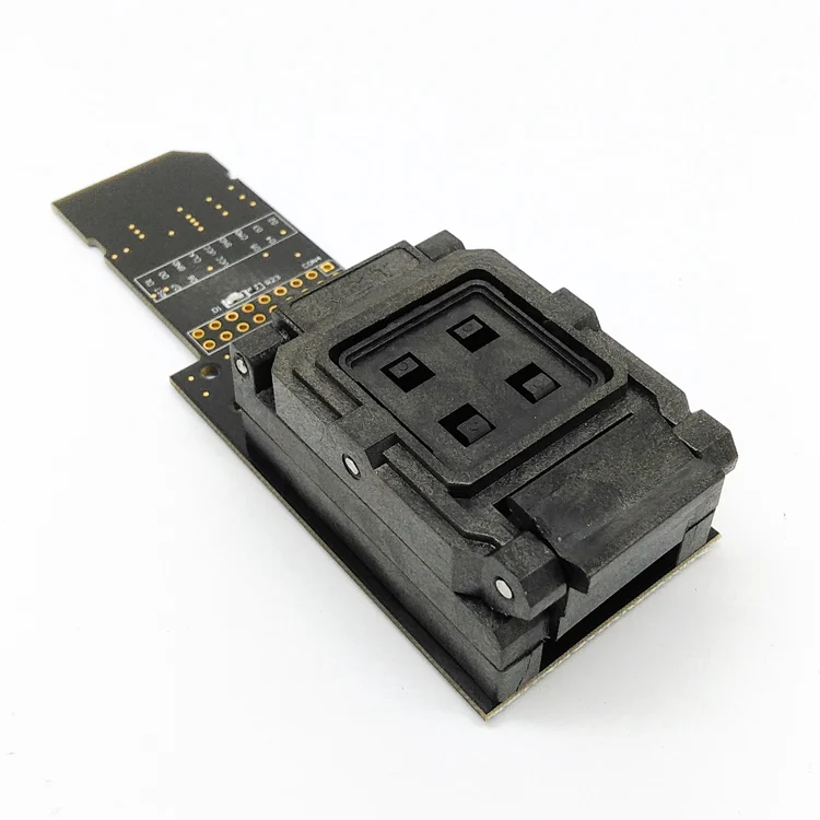 Estrutura de Concha Teste do Leitor Soquete com Interface 0.5mm para Bga162 186 de Recuperação de Dados Tamanho 12x18mm Pitch Emcp162 – 186 sd