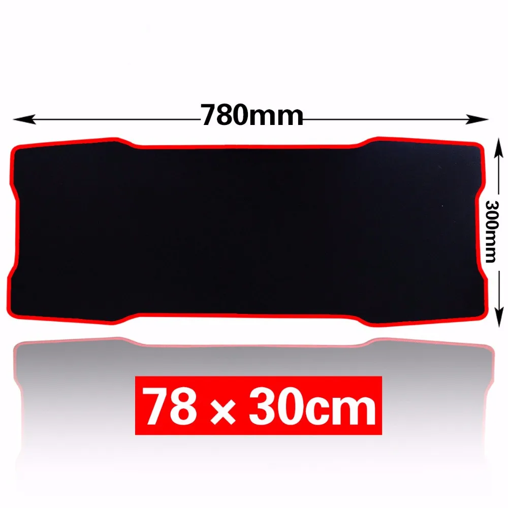 Large-Gaming-black-mouse-pad-780-300mm-Plain-Extended-Anti-slip-Natural-Rubber-mousepad-Desk-laptop
