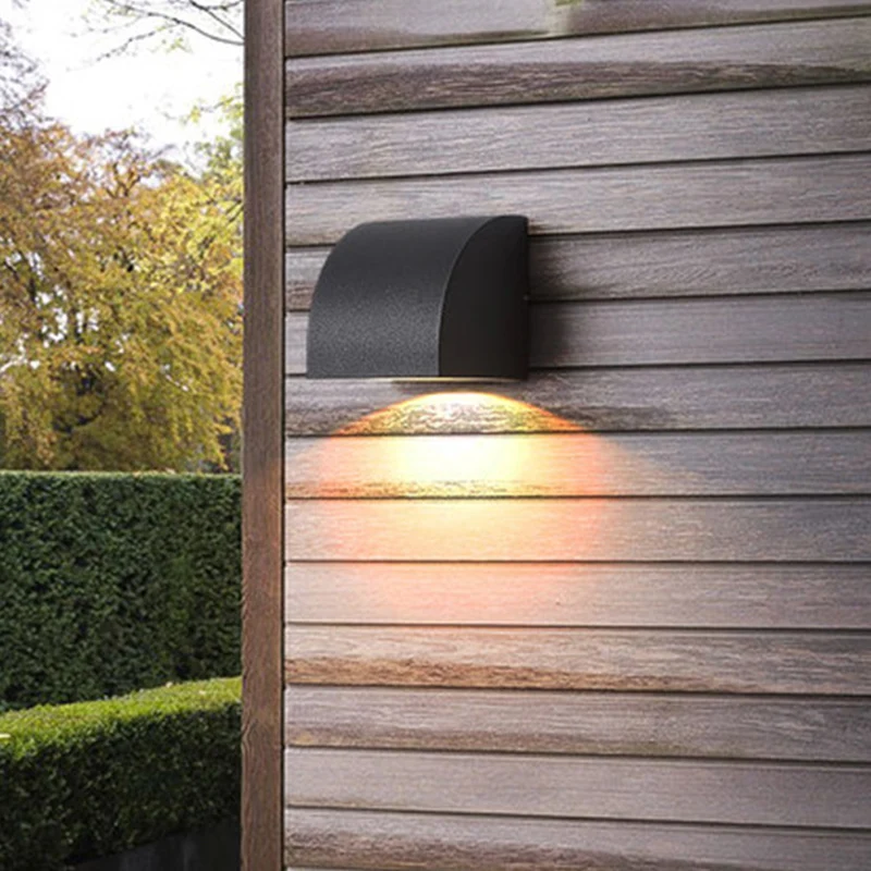 

IN JUICY Modern Outdoor Waterproof Staircase Aisle Wall Lamp LED Exterior Courtyard Wall Light Balcony Garden Wall Sconce