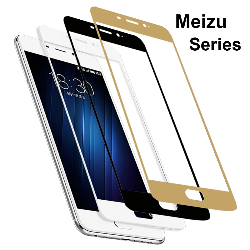 

Tempered Protective Glass Meizu M6 M6 Note M5 M5 Note M3 M3 Note M6S Full Screen Protector 9H Hardness Glass Film Meizu Pro 7