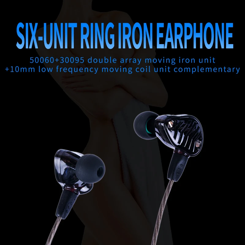 Chinese Brand AOLIXI MH 2 In Ear Earphone Hybrid Headset HIFI Bass