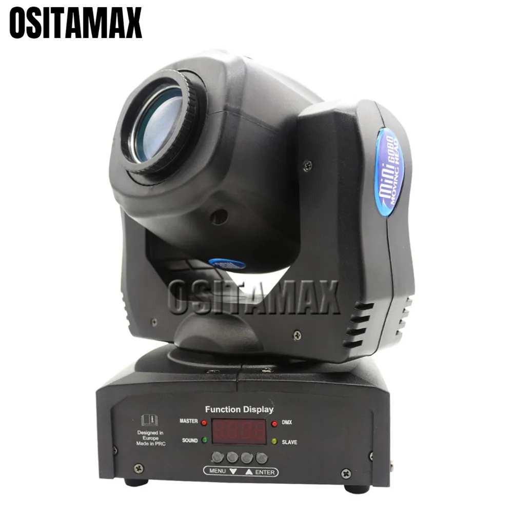 

LED Spot Stage Light Mini 35W Moving Head Light with Gobo Rotation DJ Projector Luces Good for Theater Party Club Bar