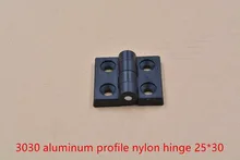 3030 aluminum profile plastic nylon joint section connector door and window hinges 25×30