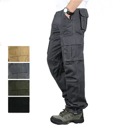 KEGZEIR осенние зимние брюки карго рабочие брюки мужские повседневные армейские мужские брюки длинные хаки черные мужские тактические брюки