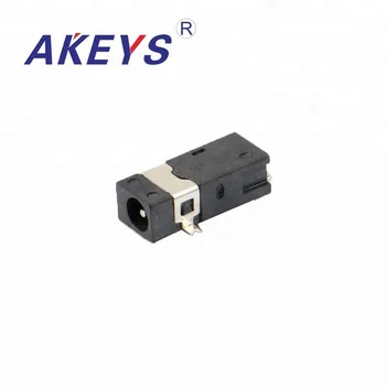 

25PCS DC-078 Black SMT DC outlet 5 pins DC audio jack insert with paster silvering and column