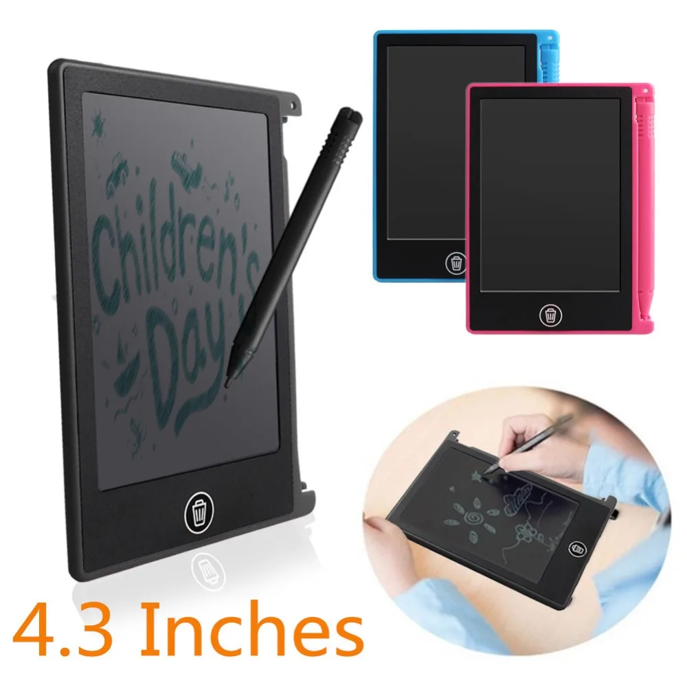 

Portable 4.3 Inches LCD Digital Writing Tablet Graffiti Drawing Boogie Board Children's writing pad Children's Toys No Battery