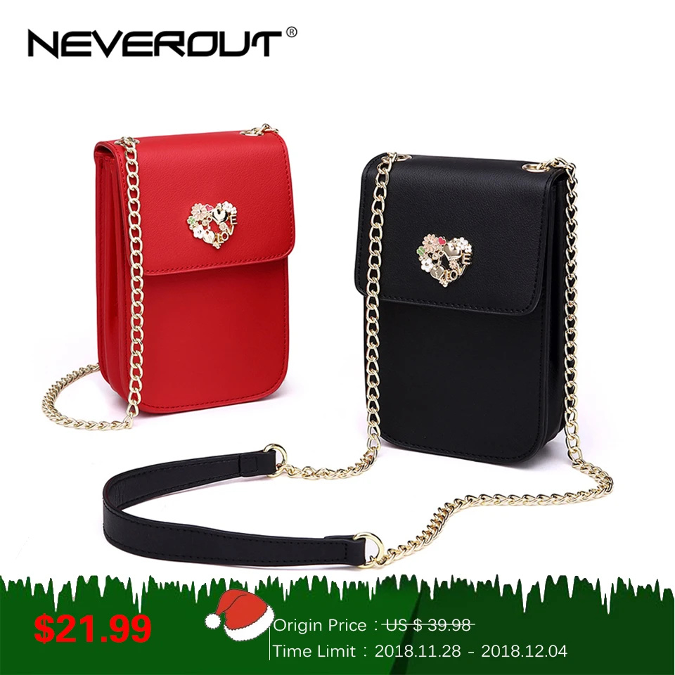 

NEVEROUT Split Leather 3 Color Mini Phone Bags for Women 2019 Casual Messenger Bag Ladies Crossbody Purse Small Shoulder Sac