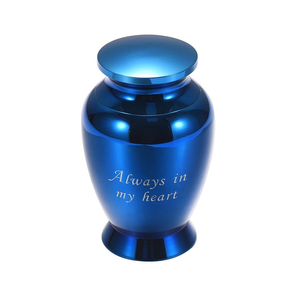 

IJU028 73mm*45mm Everlasting Love Beautiful and Timeless Cremation For Human Ashes Stainless Steel Jars,Keepsake Urns