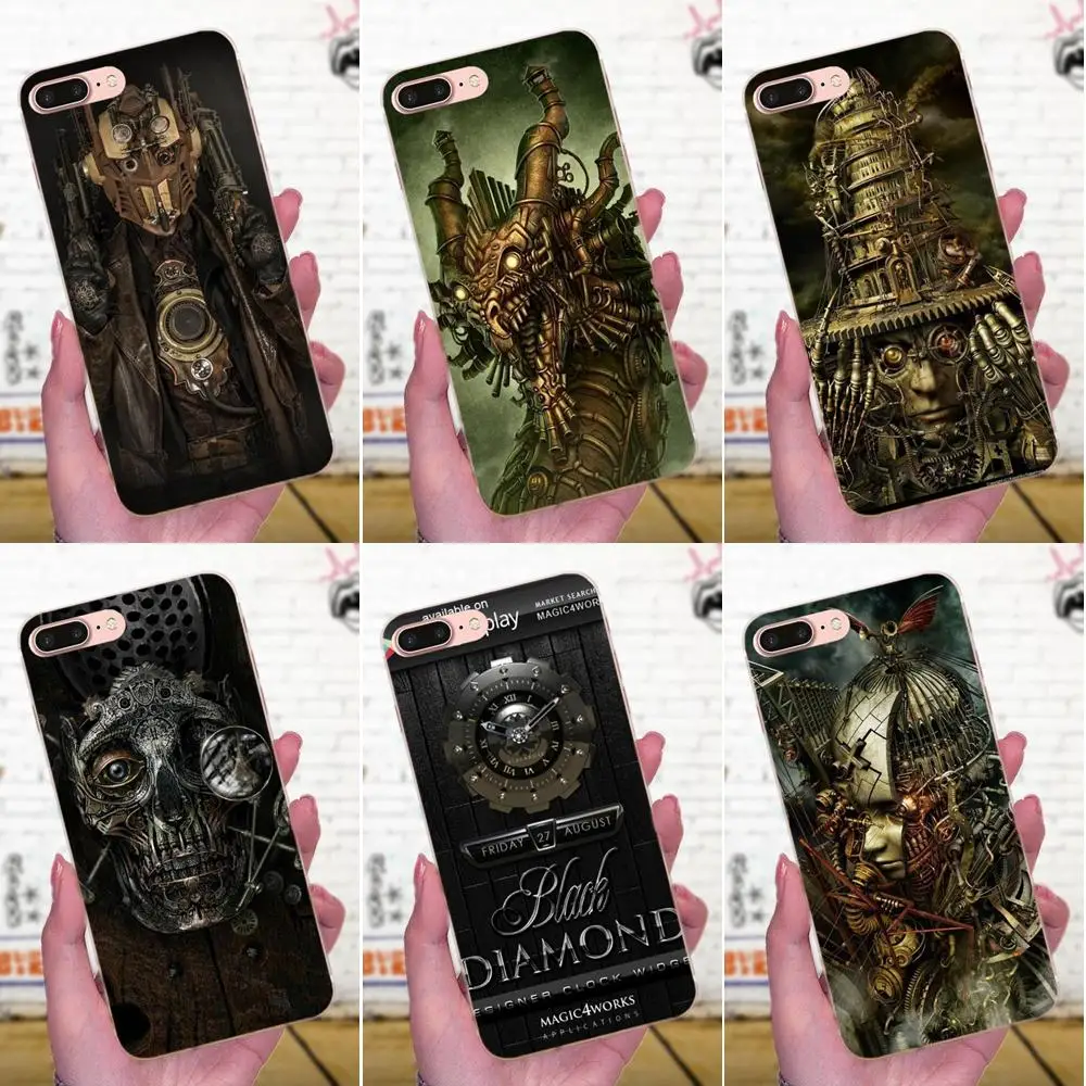 

For Galaxy J1 J2 J3 J330 J4 J5 J6 J7 J730 J8 2015 2016 2017 2018 mini Pro Phone Case Cover Steampunk Camera Machine