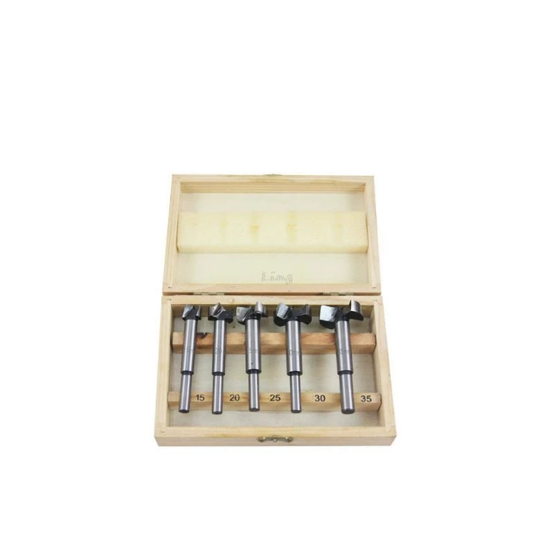 

5 Pcs/Set Drill Bit Forstner Bits Wood Drill Woodworking High Carbon Steel Saw Cutter Tools 15mm/20mm/25mm/30mm/35mm