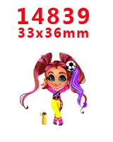 14839 30 шт мультфильм персонаж плоское украшение из смолы PR 14839 - Цвет: 14839