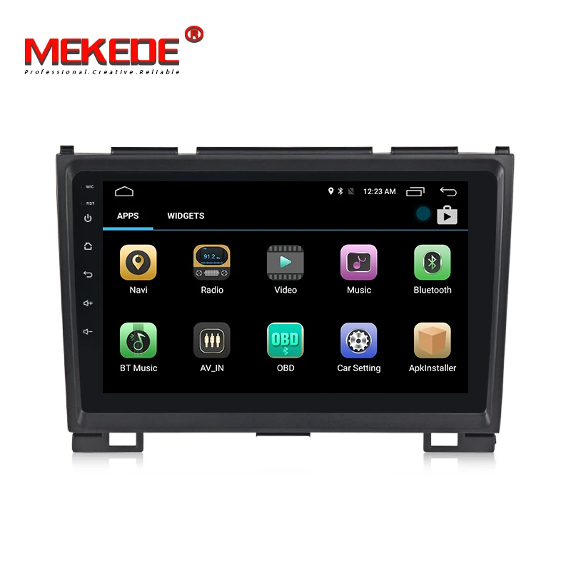 Perfect MEKEDE Russian menu Navitel map 9inch Full touch Android7.1 Car dvd gps player for Greatwall Hover H5 with 4G LTE wifi BT radio 1