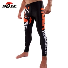 SOTF MMA Fighting Tigers Tight чемпионские штаны удобные и дышащие спортивные тренировочные кольца гладкие Мягкие гибкие впитывающие