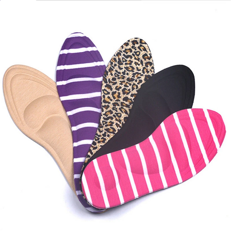 

3D Soft Memory Foam Massage Insoles Ladies Feet Care High Heels Shoes Sponge Shoes Cushion Shock Absorption Support Shoe Pad