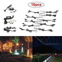 Светодиодный фонарь 0,6 Вт 500лм SMD2835 небольшой встраиваемый подземный IP67 водонепроницаемый прожектор Открытый Пейзаж Сад Двор