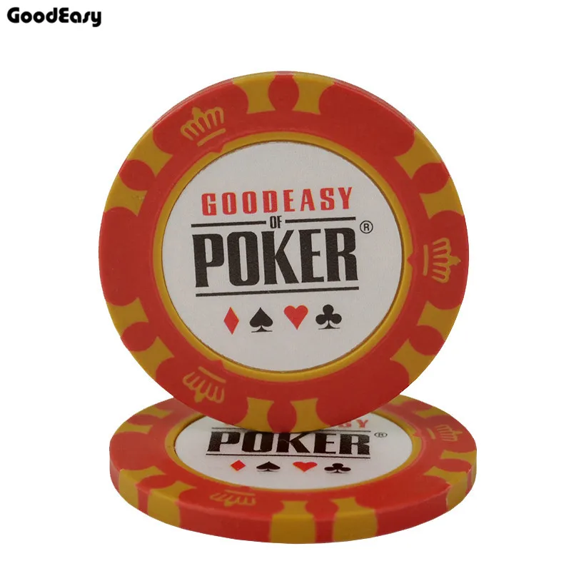 25 шт./лот 14 г металлический Техасский покерный чип набор черный Джек покер Корона фишки казино монеты игры в покер клуб игры аксессуары - Цвет: red