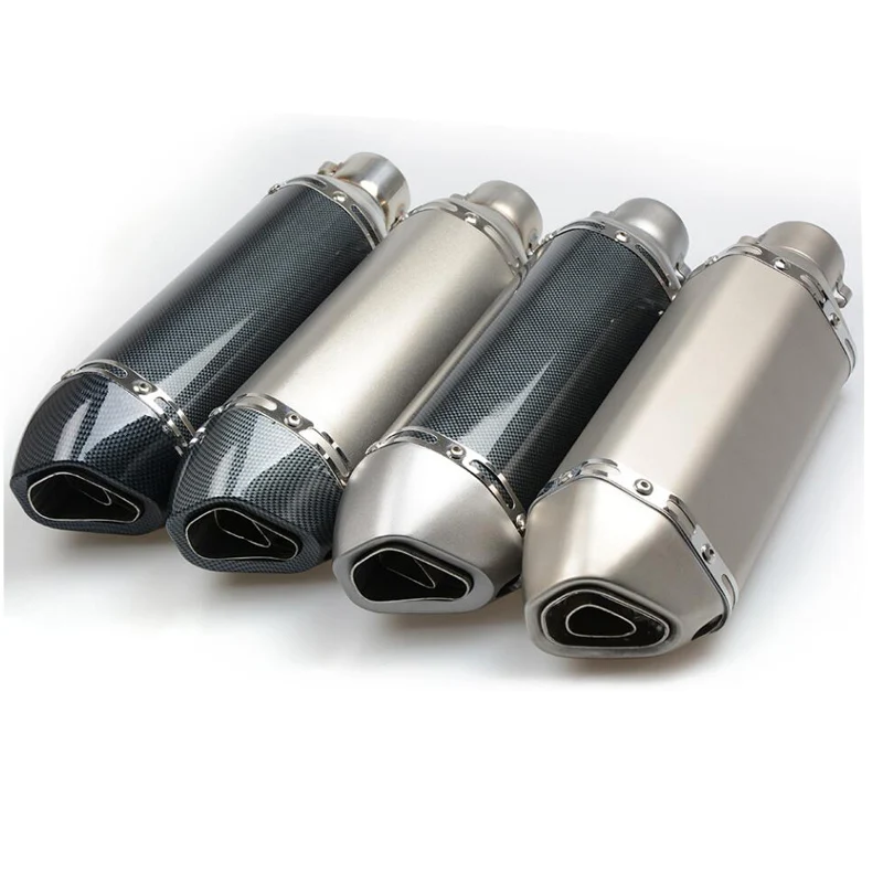 51 мм мотоциклетная выхлопная труба akrapovic с Глушитель для мотоцикла велосипедный