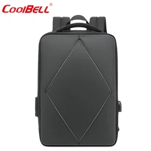 Прохладный колокол водонепроницаемый рюкзак для ноутбука 15-15,6 дюймов Сумка для ноутбука 15,4 дюймов сумка для компьютера USB для Macbook Air Pro Dell hp сумка