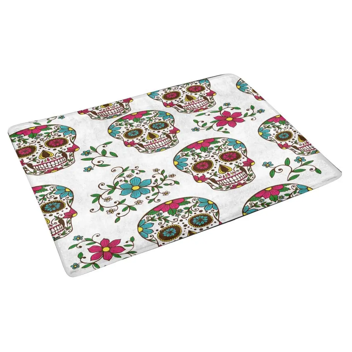 Sugar Skull закрытый входной коврик нескользящий дверной ковер домашний декор|Ковер| |