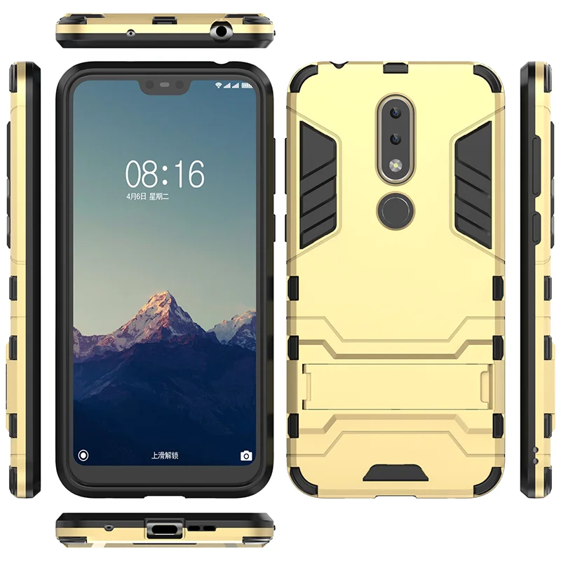 Semgceken роскошный чехол с подставкой бренд защитный чехол для Nokia на возраст 1, 2, 3, 5, 6, 7, 8, 9, плюс 2,1X5X6X7 7,1 8,1 Гибридный ударопрочный чехол-накладка для телефона
