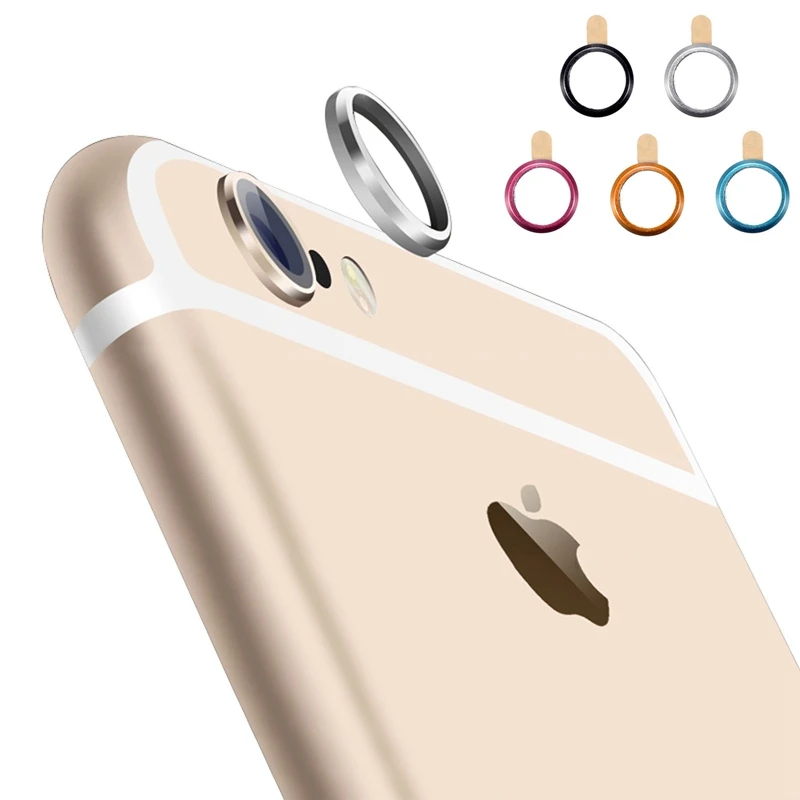 

Mobile phone Camera Guard Circle Lens Film Protector Anti-Scratch for apple iphone 6 6s plus 6splus e Camera Ring Bumper