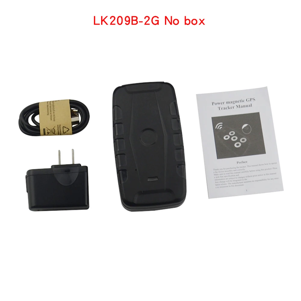 No box Gps отслеживатель транспортного средства LK209B IP67 Водонепроницаемый автоматическое отслеживание в реальном времени отслеживать Книги по истории с тонкими чашками незаметное проверки 10000 мА/ч, удаленного мониторинга - Цвет: No box