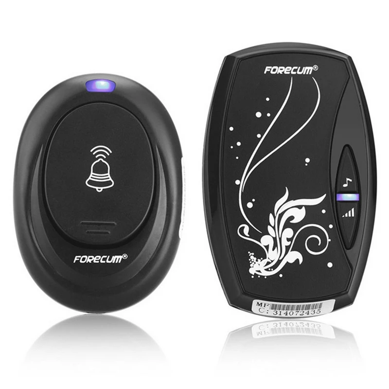 

Smarthome Wireless Doorbell Kit Wireless Electronic Doorbell Transmitter Receiver Intelligent House Door Bell Accessory