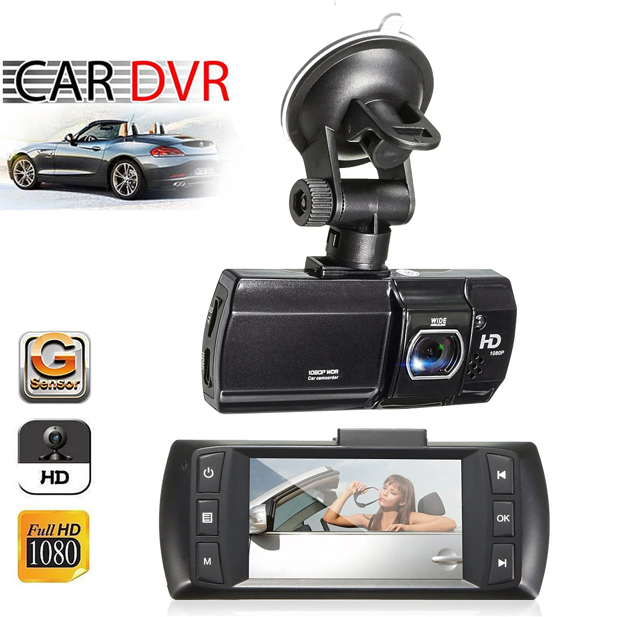 

2.7 inch Car DVR Camera Mirror Dashcam Full Hd 1080P Video Recorder Auto Vehicle Registrator Camcorder Dash Camera Night Vision