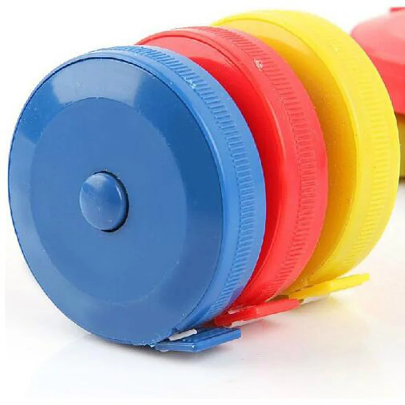 

Random Color Pocket Plastic Round Tape Measure Tapeline Measure Ruler Sewing tool Free Shipping