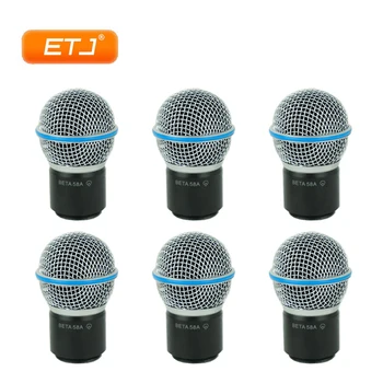 

6 PCS Beta58A Microphone Headset Wireless Microphone Dynamic Microfone BETA58 Replacement