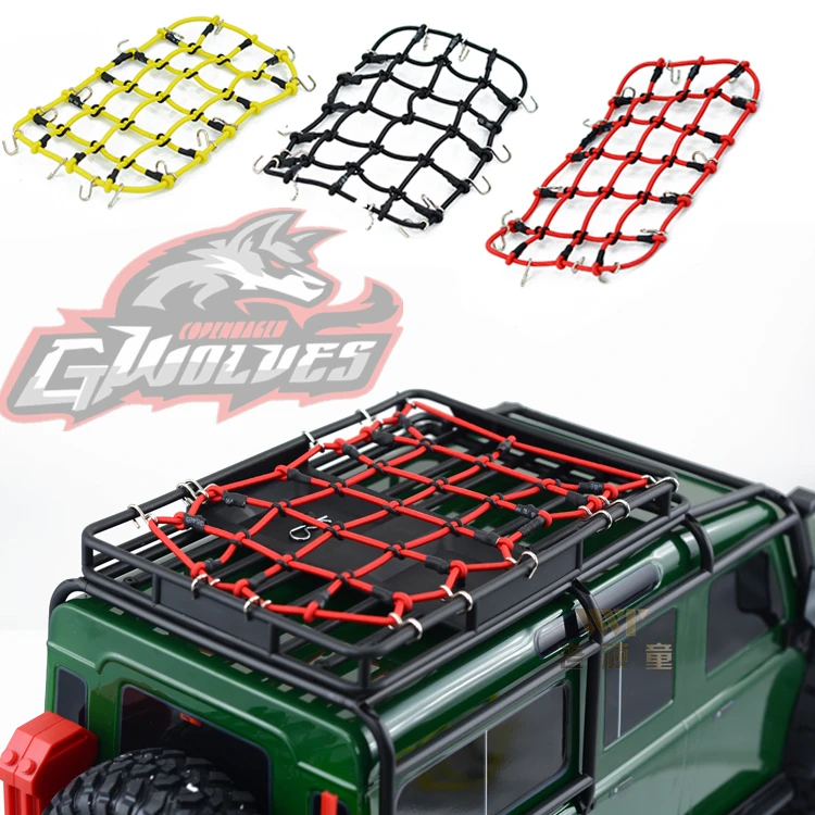 

GWOLVES 1:10 RC Rock Crawler Monster truck Elastic Luggage Net for Axial SCX10 90046 Tamiya CC01 RC4WD D90 D110 Trax TRX-4