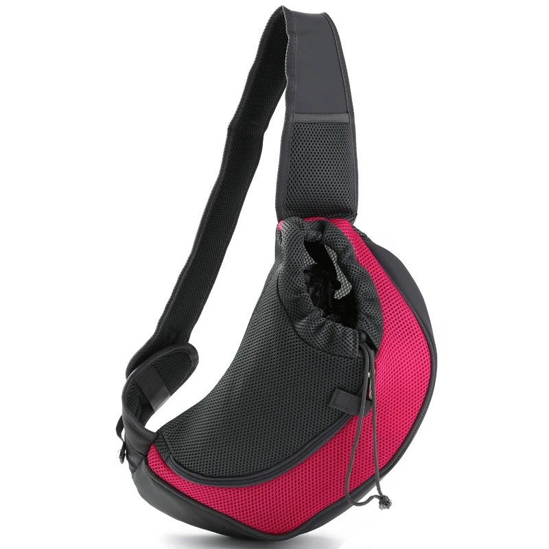 Animal carriers Breathable Dog Carrying Bags Mesh Comfortable Travel Shoulder Bag For Puppy Cat Small Pets Slings Backpack