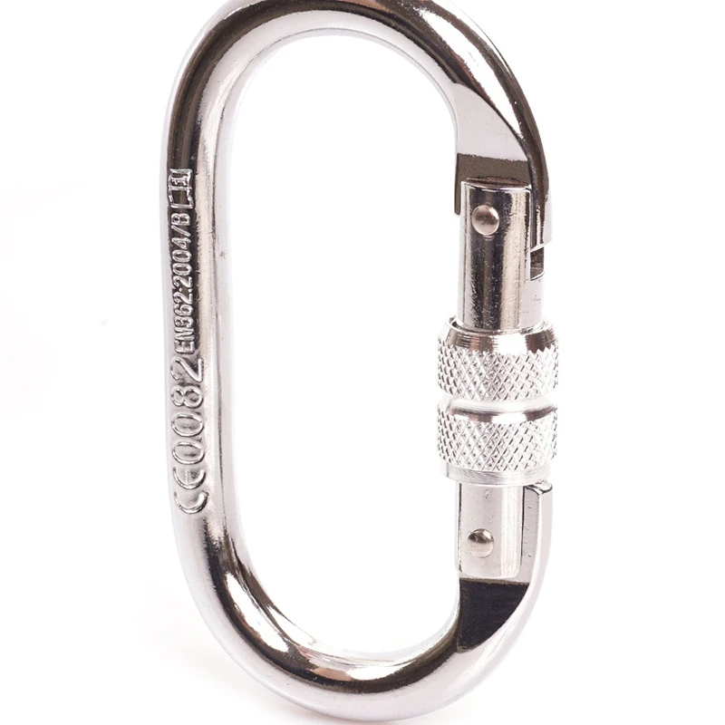 New Arrival Mini Carabiner with Lock Nut Alloy steel Corrosion