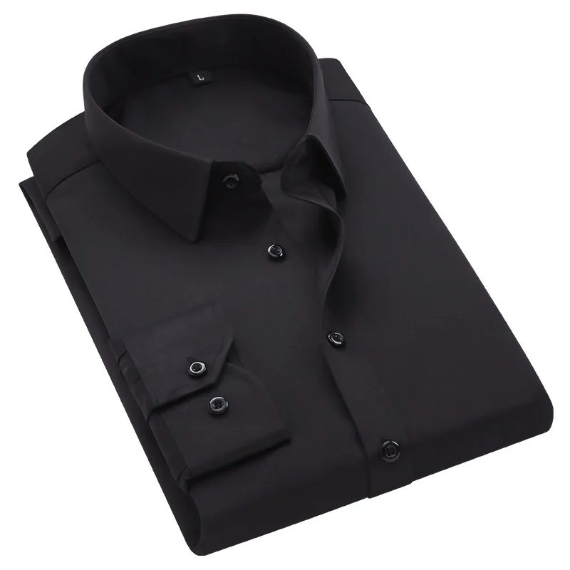 New Arrival 2018 Autumn Men Clothes Men's long sleeved slim fit shirts,Business casual men's wear Solid - color Dress Shirts New Arrival 2018 Autumn Men Clothes Men's long sleeved slim fit shirts,Business casual men's wear Solid - color Dress Shirts
