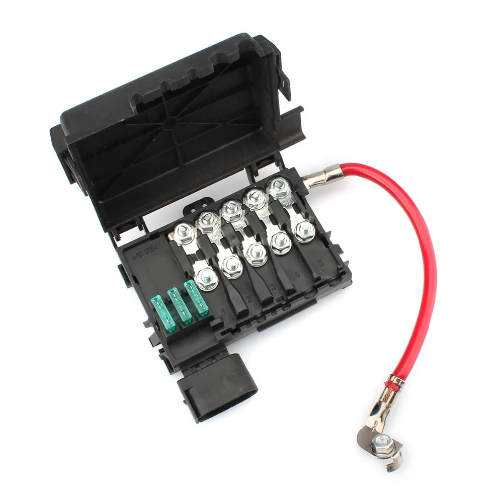 TAIHONGYU New Battery Terminal Fuse Box Holder for VW Accessory Jetta