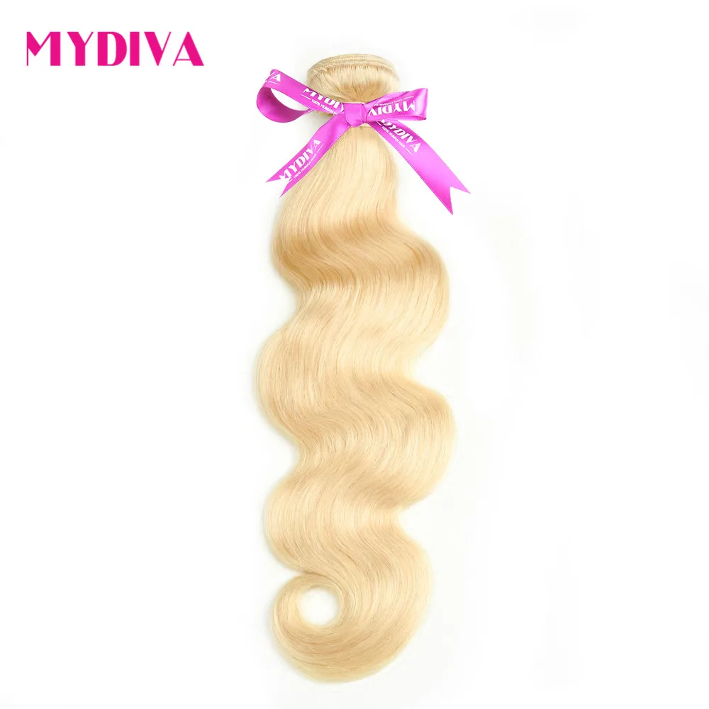 

Brazilian Platinum Blonde Bundles Body Wave Remy Human Hair Extensions Blonde 613 Hair Weave 10 - 30 Inch Bundles Deals Mydiva