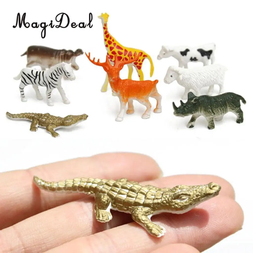 68Pcs/Set Simulation Farm Zoo Animal Model Figure Toy Figurine Collectibles for Kids Children Christmas Gift Home Decoration
