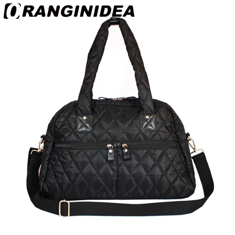 

Winter Space Bale Handbags Woman Casual Totes Bag Cotton Padded Crossbody Bag Nylon Large Capacity Waterproof Lady Shoulder Bags