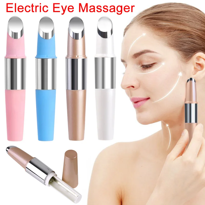 2018 Electric Eye Massage Beauty Pen Ion Facial Face Thermal Lift